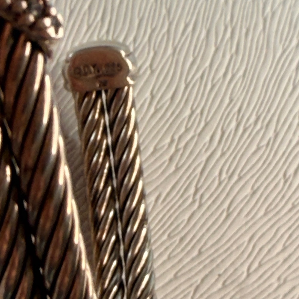 David Yurman Sterling Silver Bracelet - Picture 3 of 9